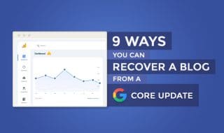 Recover a Blog From a Core Update