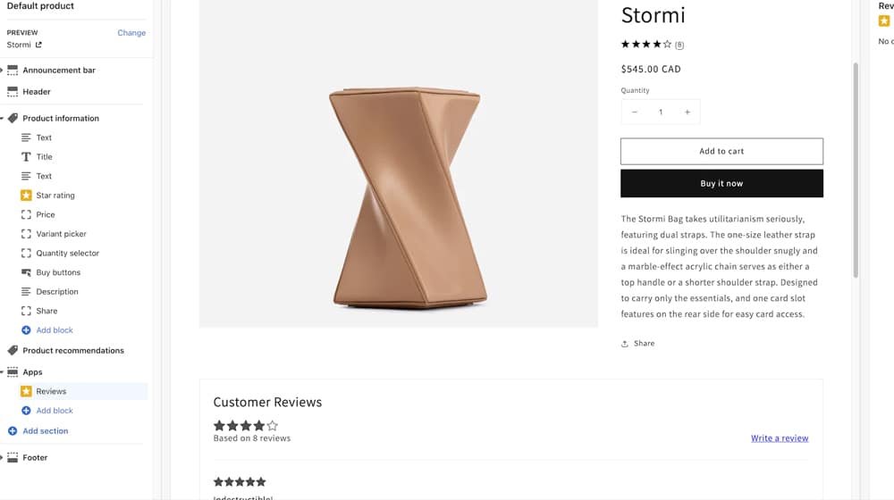 Shopify Customer Reviews